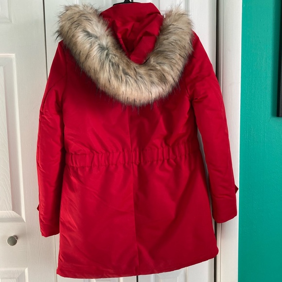 🔻Warm Red Winter Coat EUC - Picture 2 of 12